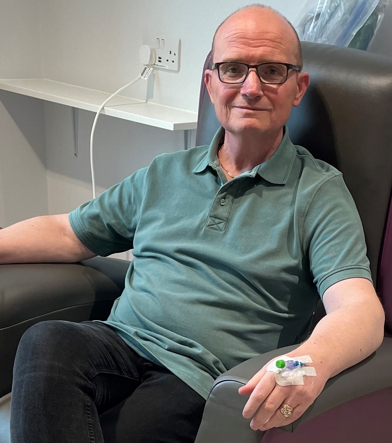 Adrian Taylor after one of his treatments