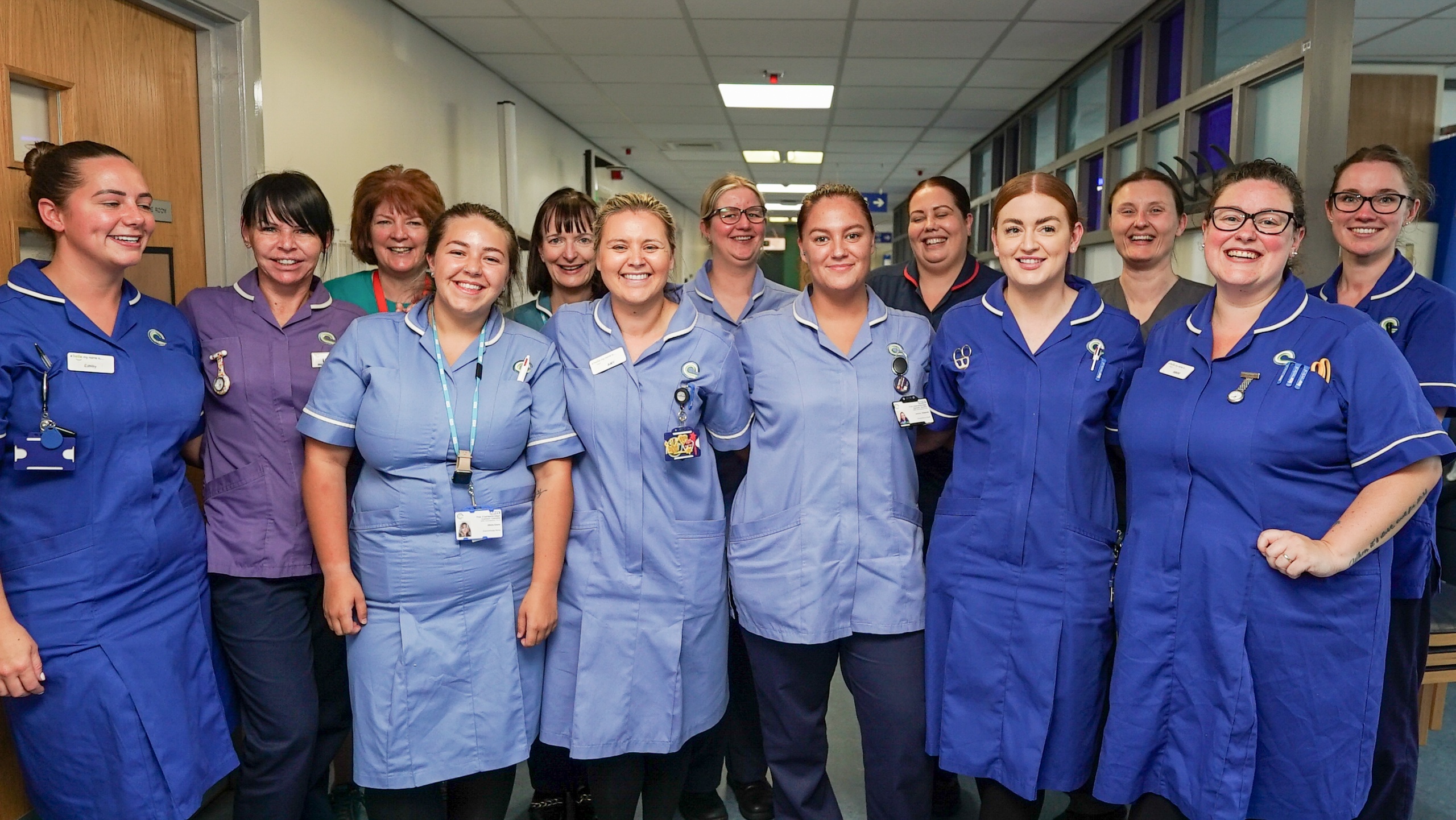 Chemotherapy team from our Wirral unit smiling