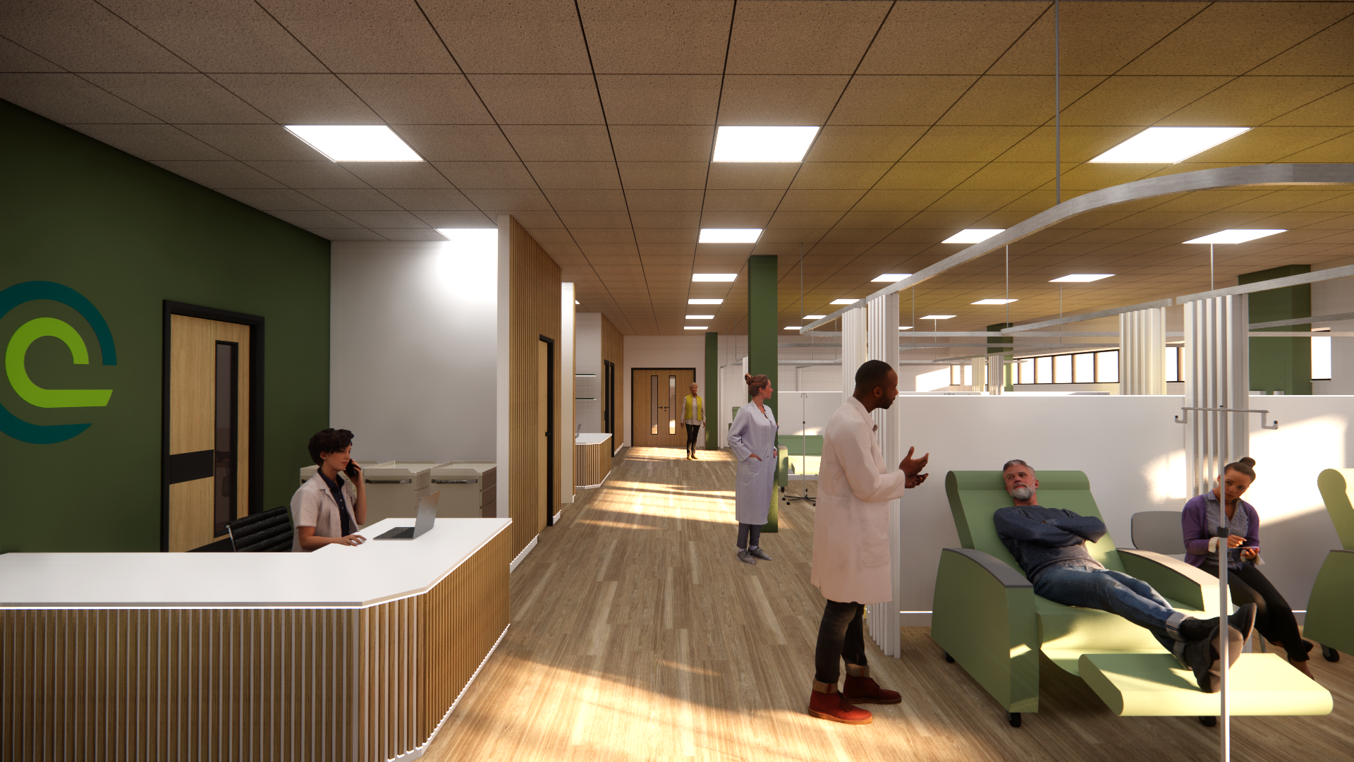 Artist's impression of the treatment area at Halton
