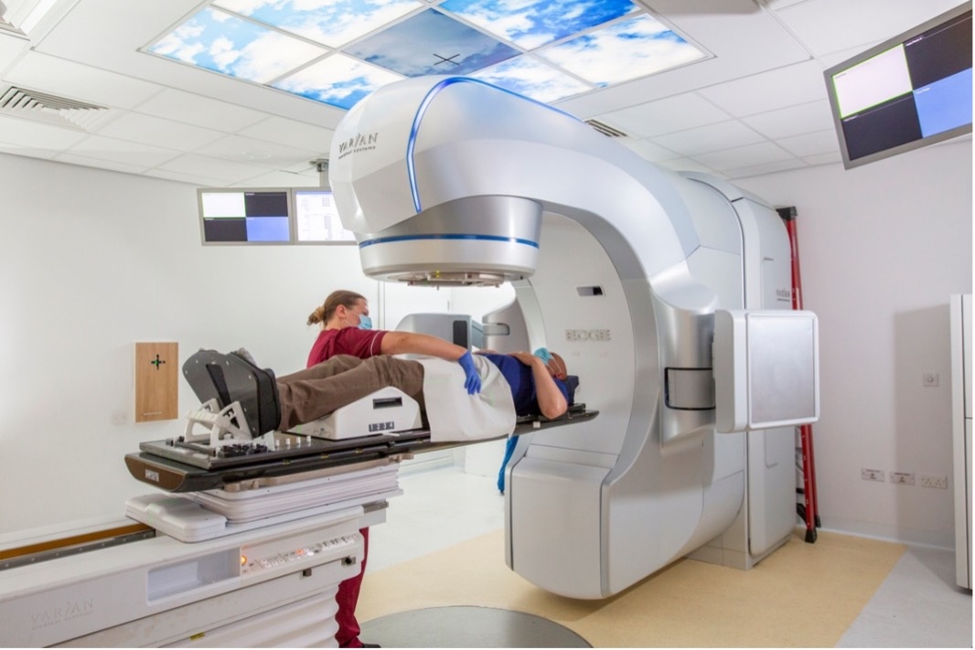 EBRT machine and treatment room