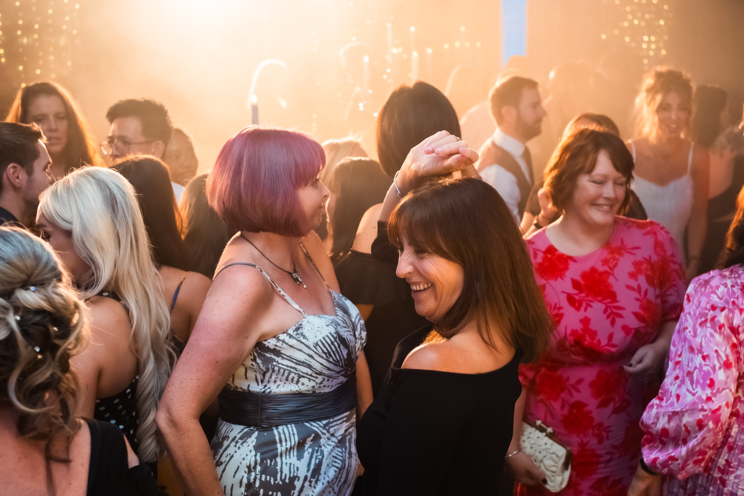 Staff dancing on the dance floor 