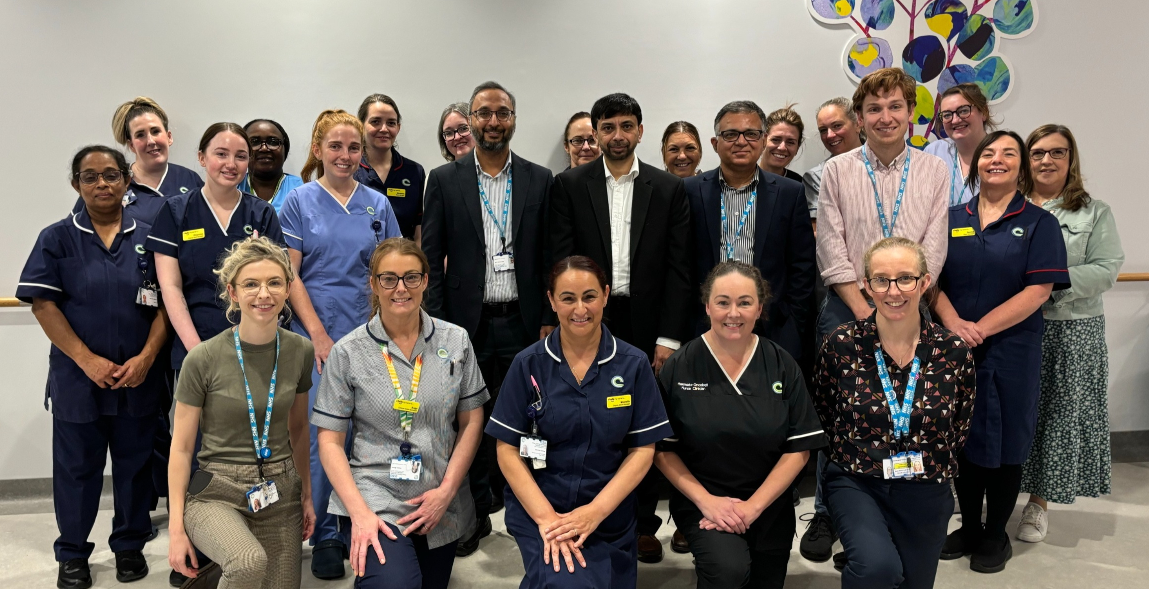 Team of nurses, doctors and other health professionals