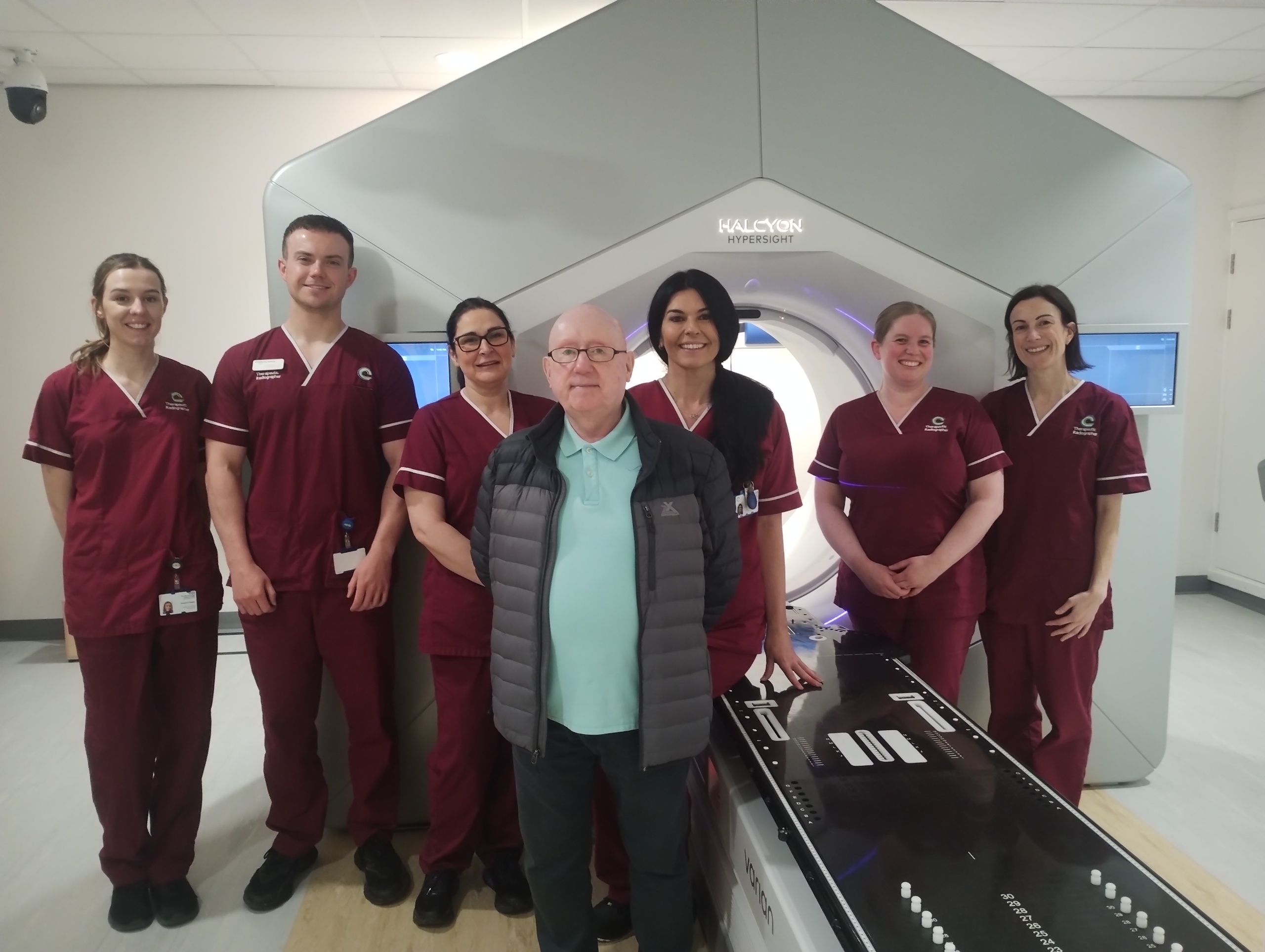 First patient treated on new Halcyon radiotherapy machine thumbnail image