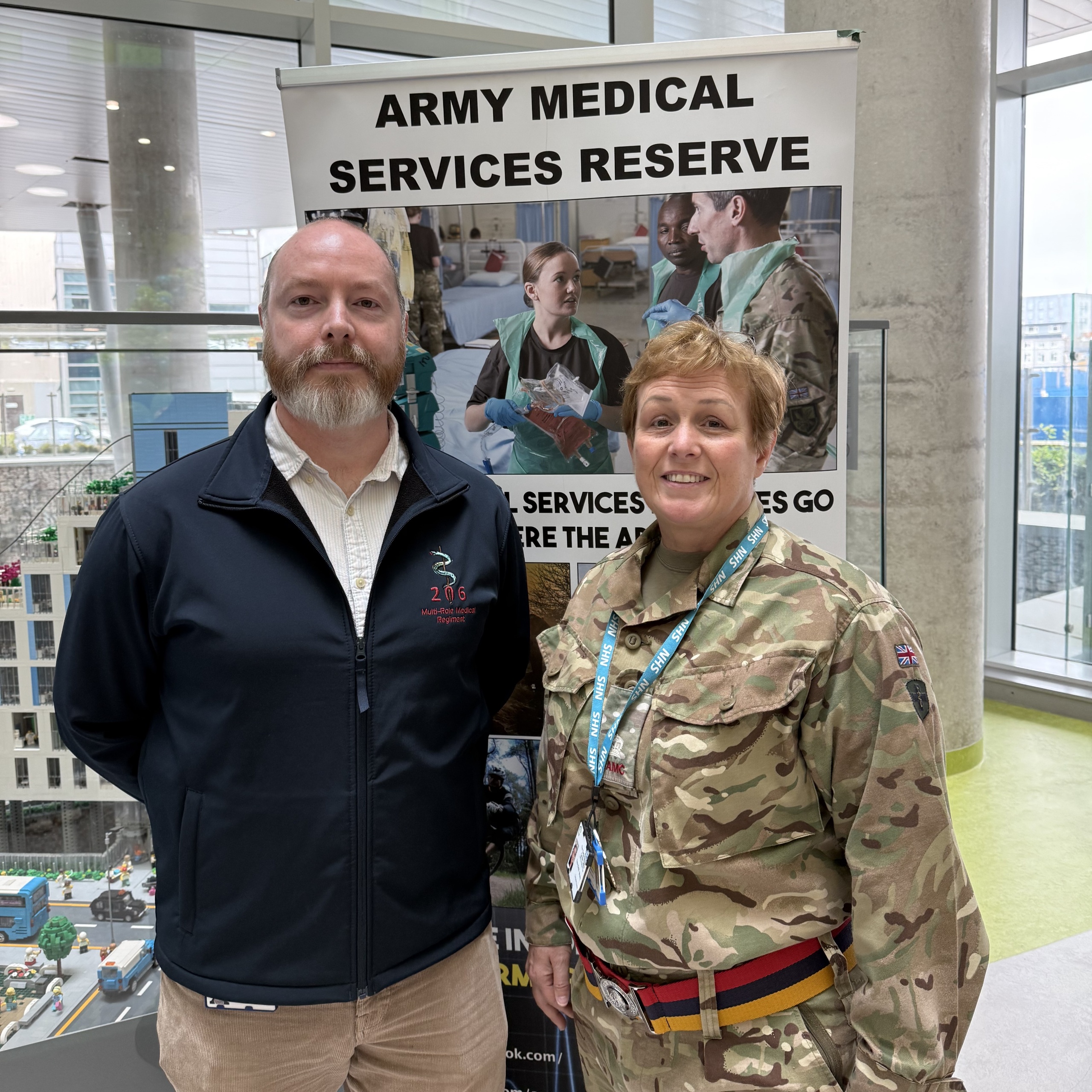 Celebrating Reserves Day with our very own Army Reservists, Simon Glazebrook and Tracey Smith-Straney thumbnail image